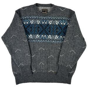 Vintage Geiger Austria LodenPlankl Wool Fair Isle Sweater Men's Sz 52 (L)